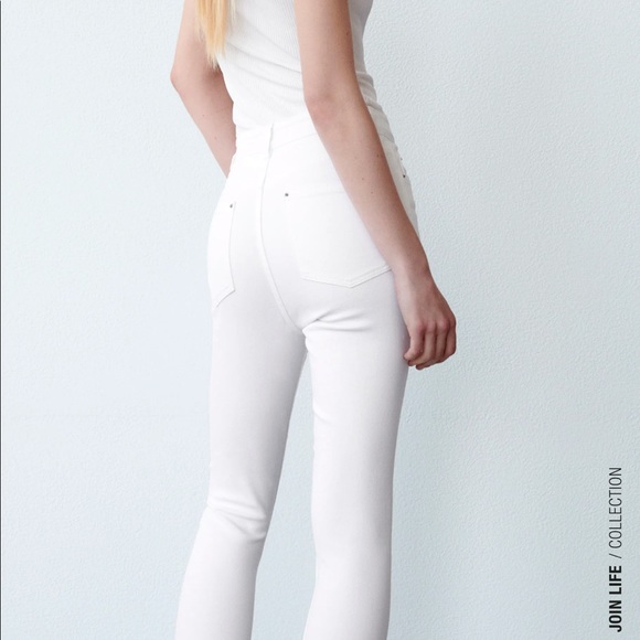 White skinny jeans Zara - Picture 3 of 4